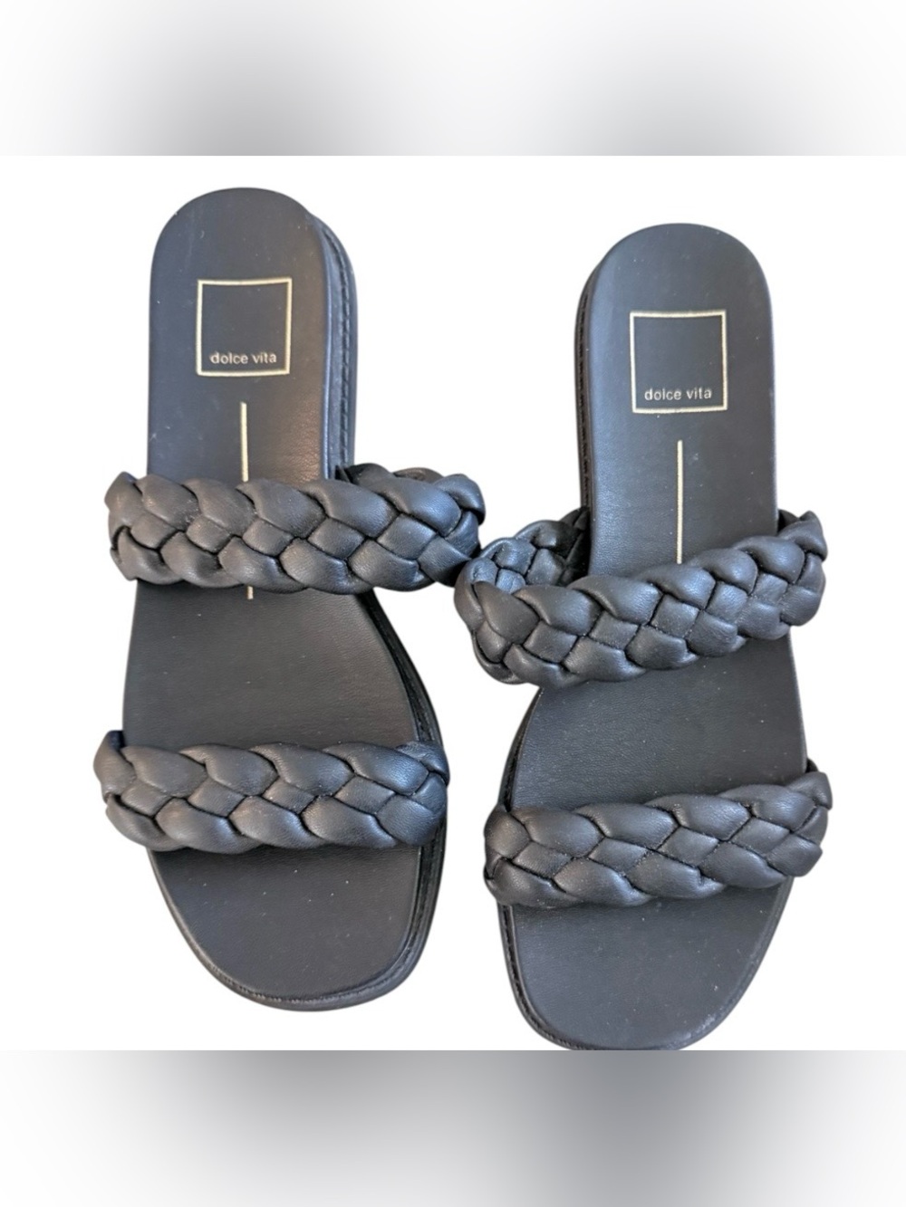 Dolce Vitas Women’s black Glade Slide Sandals 8.5 - Picture 3 of 8